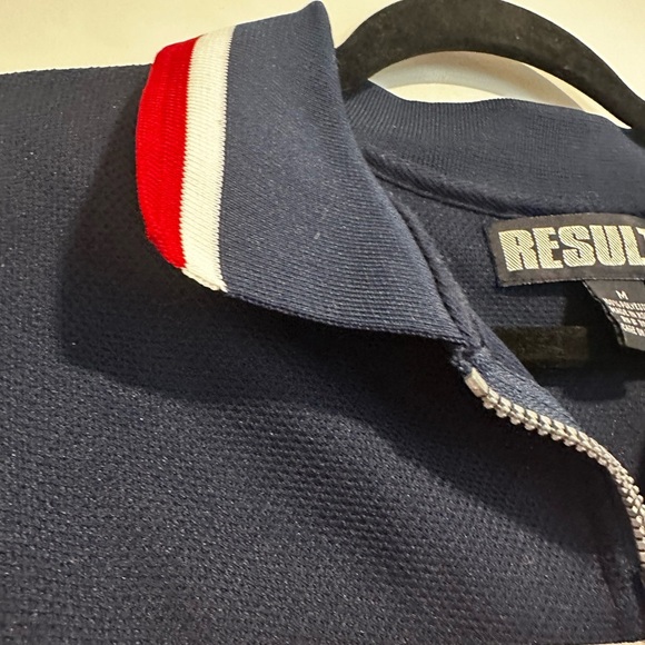 VTG 90’s Medium Hip Hop Jersey Results Embroidered Logo. 1/4 Zip. Long Sleeve. - Picture 10 of 13